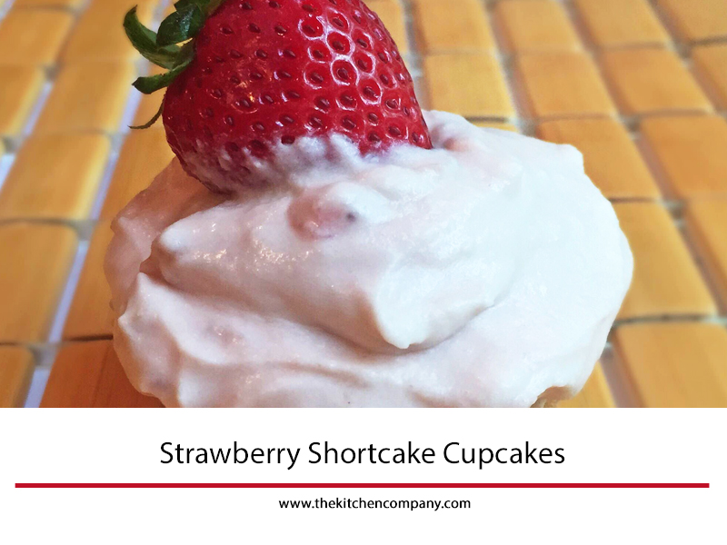 strawberry shortcake cupcakes